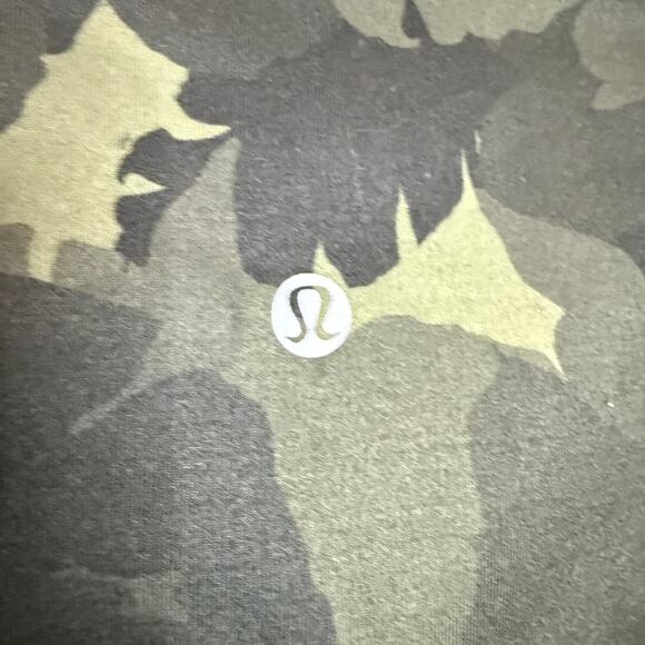 Lululemon Wunder Under Cropped Leggings Stretch Fatigue Green Camo Women 6 - Picture 3 of 9